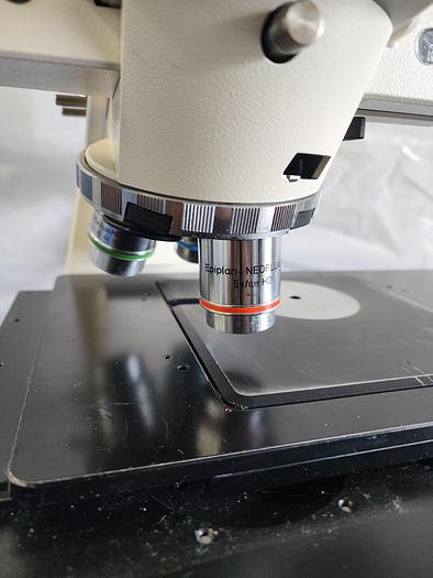 Used Carl Zeiss Axioskop EL- Einsatz 45 14 85 Laboratory Microscope