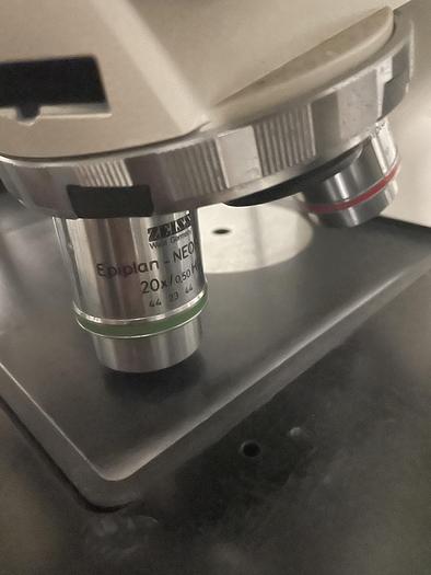 Used Carl Zeiss Axioskop EL- Einsatz 45 14 85 Laboratory Microscope