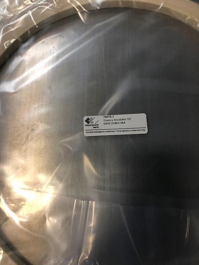 Used AMAT'S 78075-1 SOURCE INSULATOR 13''