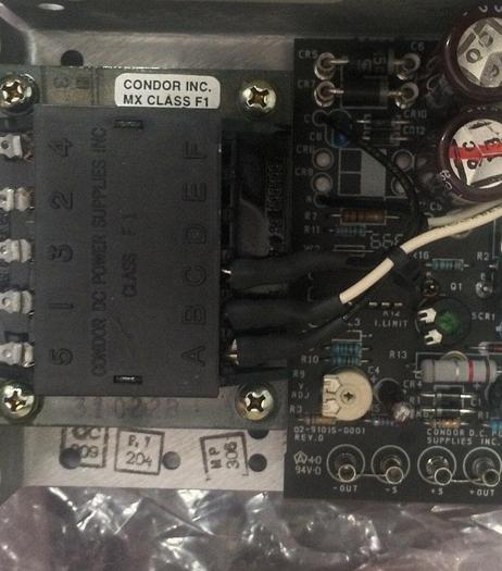 Used CONDOR  HB5- 3/OVP- A+ POWER SUPPLY