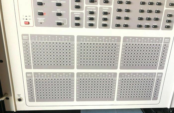 Used KEITHLEY 707A SWITCHING MATRIX WITH 7072 SEMICONDUCTOR MATRIX CARD plug ins
