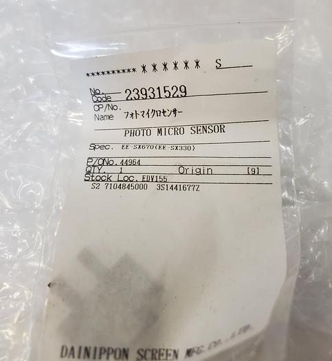 Used PHOTO MICRO SENSOR EE-SX670