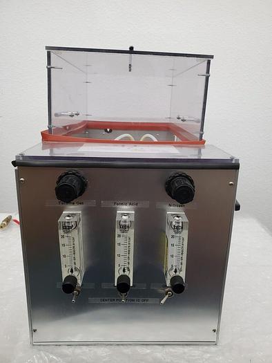 Used FORMING GAS MIXING STATION WITH NITROGEN AND FORMIC ACID