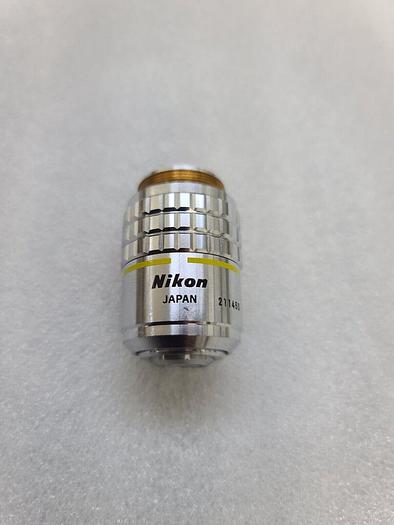 Used NIKON PLAN 10- .30 , 160-0.17 OBJECTIVE