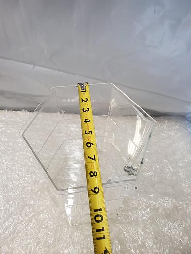 Used 9IN. X 12IN. CLEAR LOCKBOX