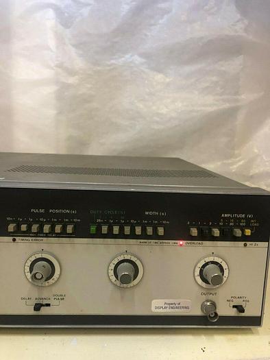 Used HEWLETT PACKARD 214B PULSE GENERATOR
