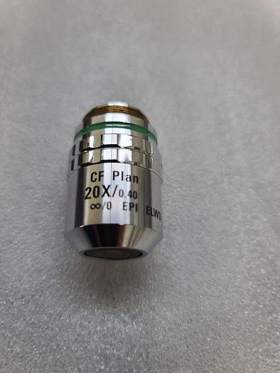 Used NIKON CF PLAN 20X-0.40 WD 11 EPI ELWD OBJECTIVE