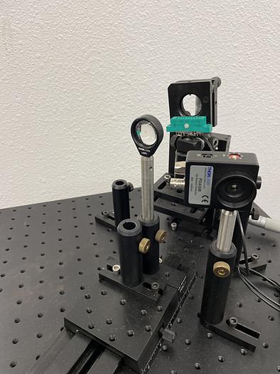 Used NEWPORT PRC-3 PROBE STATION ELECTRO ABSORTION OPTIC ASSEMBLY 24 L x 18W x 11H