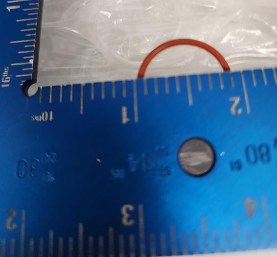 Used SILICON O RINGS 70A SIZE 019