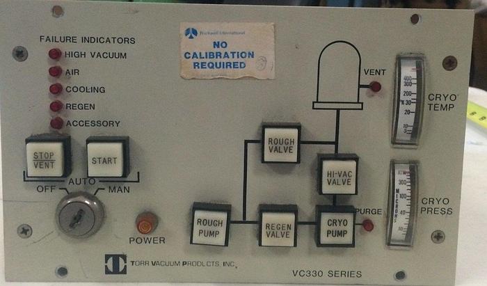 Used Torr Vacuum Prod. VC330 Series