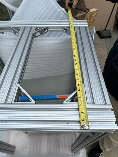 Used ALUMINUM STRUCTURAL FRAMING 26" W x 28" L x 44" H