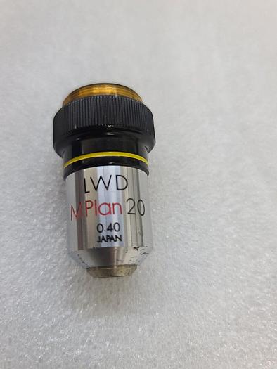 Used OLYMPUS LWD MPLAN 20 .40 OBJECTIVE