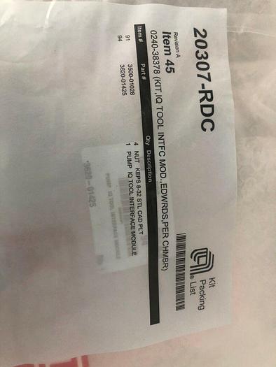 AMAT 3620-01425 PUMP IQ TOOL INTERFACE MODULE
