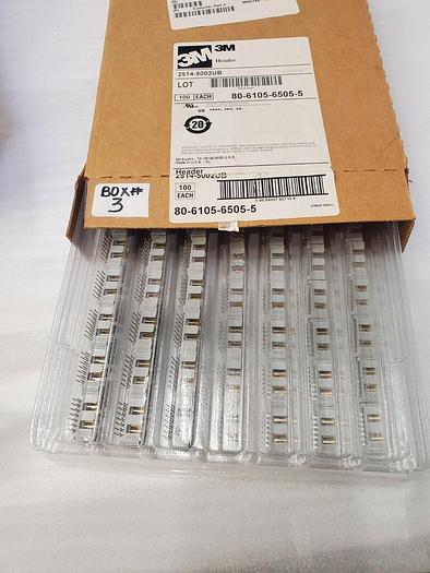 3M HEADER 2514-5002UB , 80-6105-6505-5  QTY 100EA