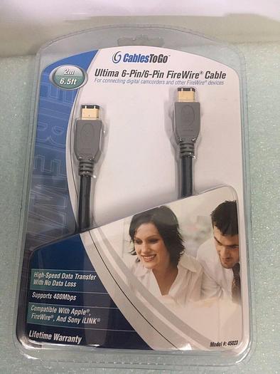 Used 2M ULTIMA 6-PIN Fire Wire Cable