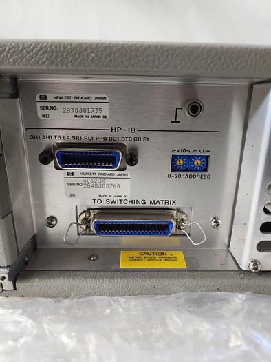 Used HEWLETT PACKARD 4084B SWITCHING MATRIX CONTROLLER