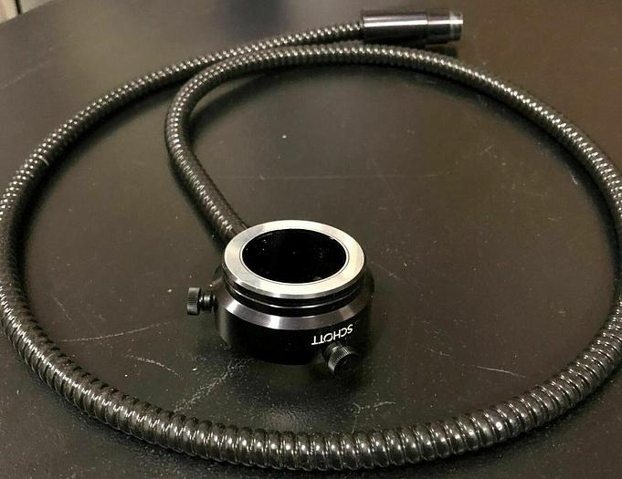 Used SCHOTT Fiber Optic Ring Light Cable