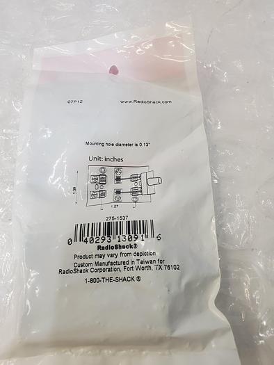 Used RADIOSHACK 275-1537 DPDT KNIFE SWITCH