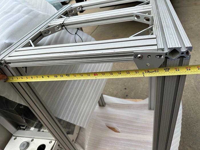 Used ALUMINUM STRUCTURAL FRAMING 26" W x 28" L x 44" H