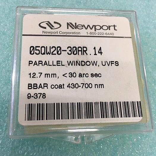 Used NEWPORT 05QW20-30AR-14 PARALLEL WINDOW 12.7MM