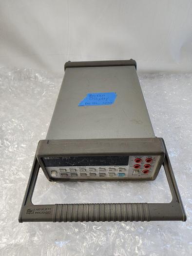 Used HEWLETT PACKARD 34401A MULTIMETER