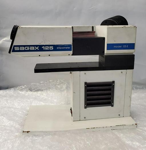 Used SAGAX 125 ELLIPSOMETER MODEL 125 E