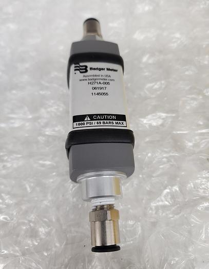 Used HEDLAND H271A-005 FLOW METER 1000 PSI 69 BARS MAX H271A005