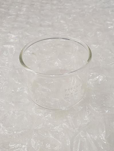 Used PYREX NO. 3140 70 X 50 CRYSTALIZING DISH