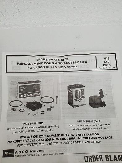 ASCO SOLENOID 064982-009-D