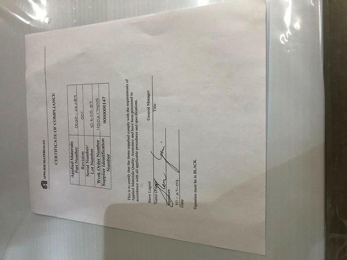 Used AMAT 0020-26289