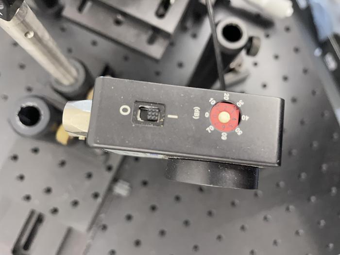 Used NEWPORT PRC-3 PROBE STATION ELECTRO ABSORTION OPTIC ASSEMBLY 24 L x 18W x 11H