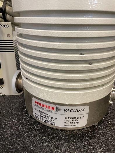 Used Pfeiffer Balzers TPH 180H U Turbo Molecular Pump With TCP 380 controller & Cable