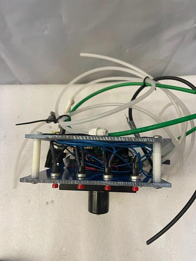 Used PNEUMATIC ACTUATOR WITH FLOW SWITCH, DIGITAL READOUT, ECOTECH VALVE AND KEY INST