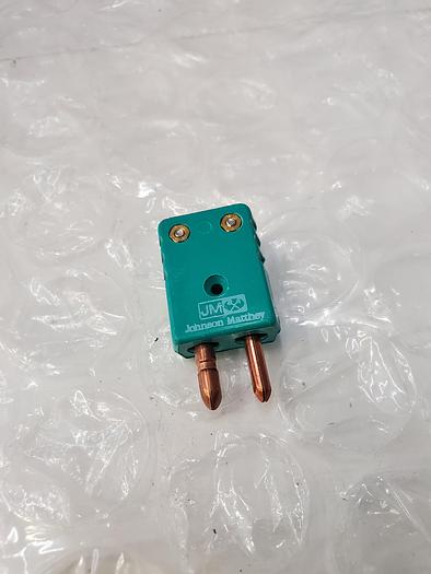 Used JOHNSON MATTHEY R-TYPE THERMOCOUPLE CONNECTOR