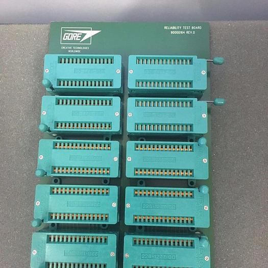 Used TEXTOOL 228-1277-00 with GORE RELIABILITY TEST BOARD 90000164 REV.0