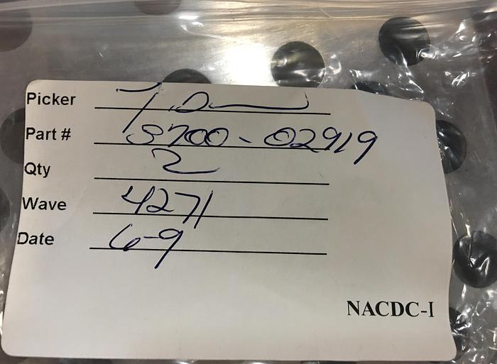 Used O-RING 3700-02919