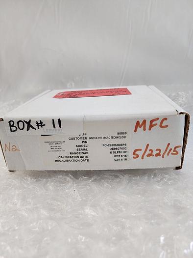 Used TYLAN 2900 SERIES MASS FLOW FC-2900V RANGE: 500 FCCM