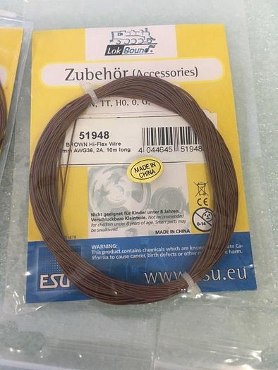 Used LOKSOUND 51948 BROWN HI-FLEX WIRE