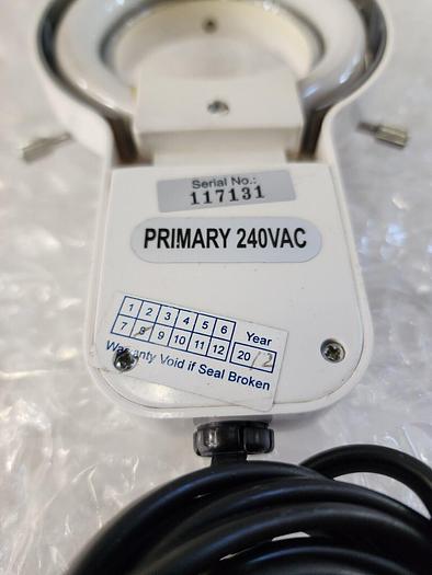 Used MICROSCOPE RING LIGHT 240VAC