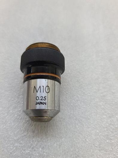 Used OLYMPUS M10 .25 OBJECTIVE