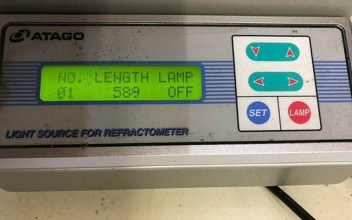 Used ATAGO DR-M2/1550 ABBE REFRACTOMETER WITH LIGHTSOURCE
