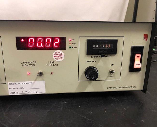 Used OPTRONIC LABORATORIES 450 CALIBRATION SOURCE CONTROLLER