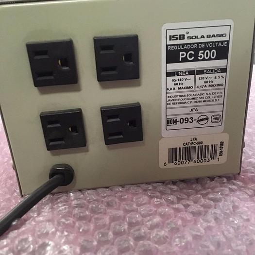 Used SOLA BASIC  REGULATOR PC500