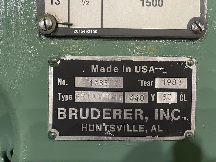 Used BRUDERER BSTA 30II