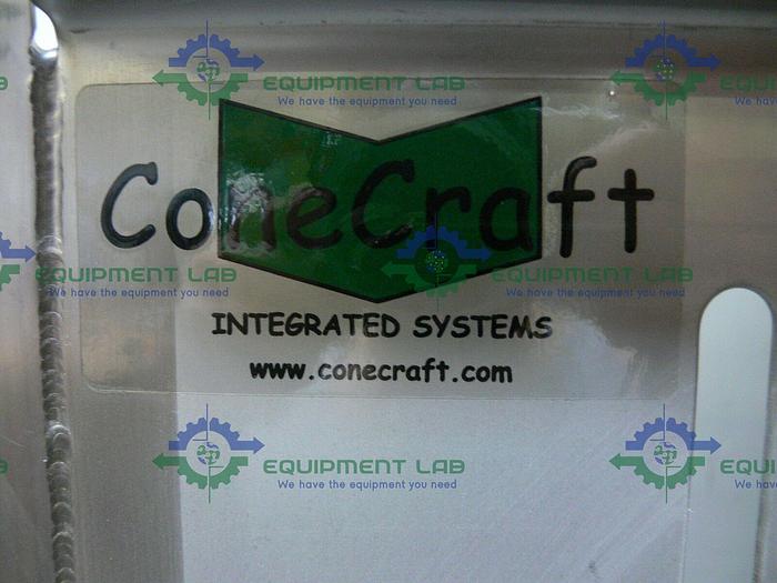 Used ConeCraft Hyclone 1000L Smartainer II Stainless Steel Bin w/ Bottom Opening