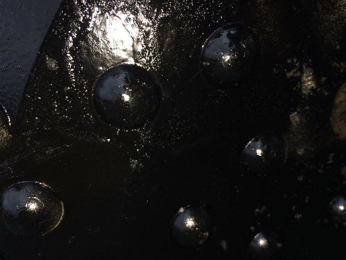 Used HAMMER BIT, IR 112 SHANK, 16-1/4" HEAD, CONCAVE FACE, DOMED BUTTONS