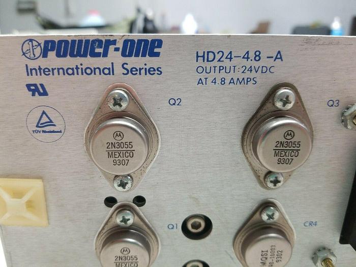 Used POWER ONE HD24-4.8-A REGULATED POWER SUPPLY 24 V