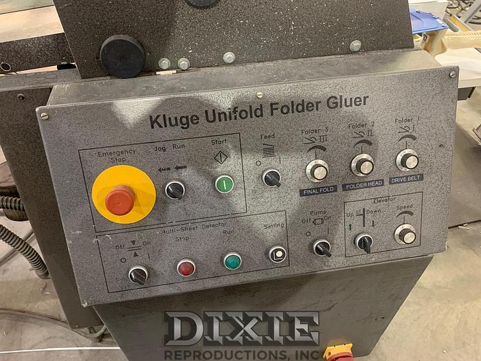 Used Kluge Unifold Folder Gluer