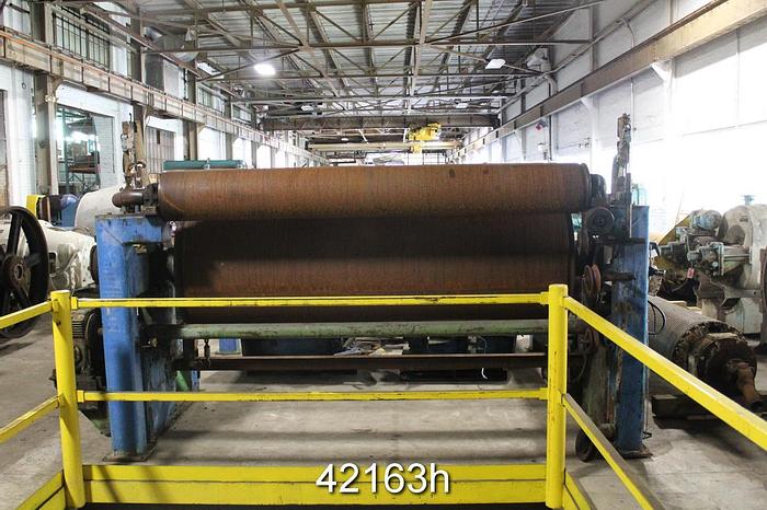 Used Black Clawson Auto-Flyte 106" Face Horizontal Track Reel #42163