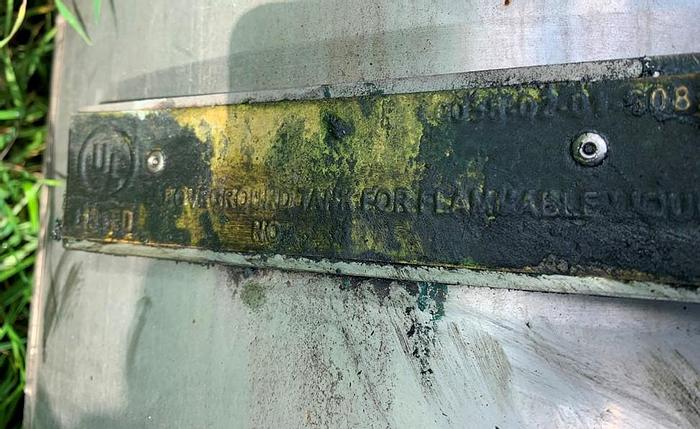 Used Tank, 250 Gallon, 316L Stainless Steel, UL 142, 2' x 11', #S743625